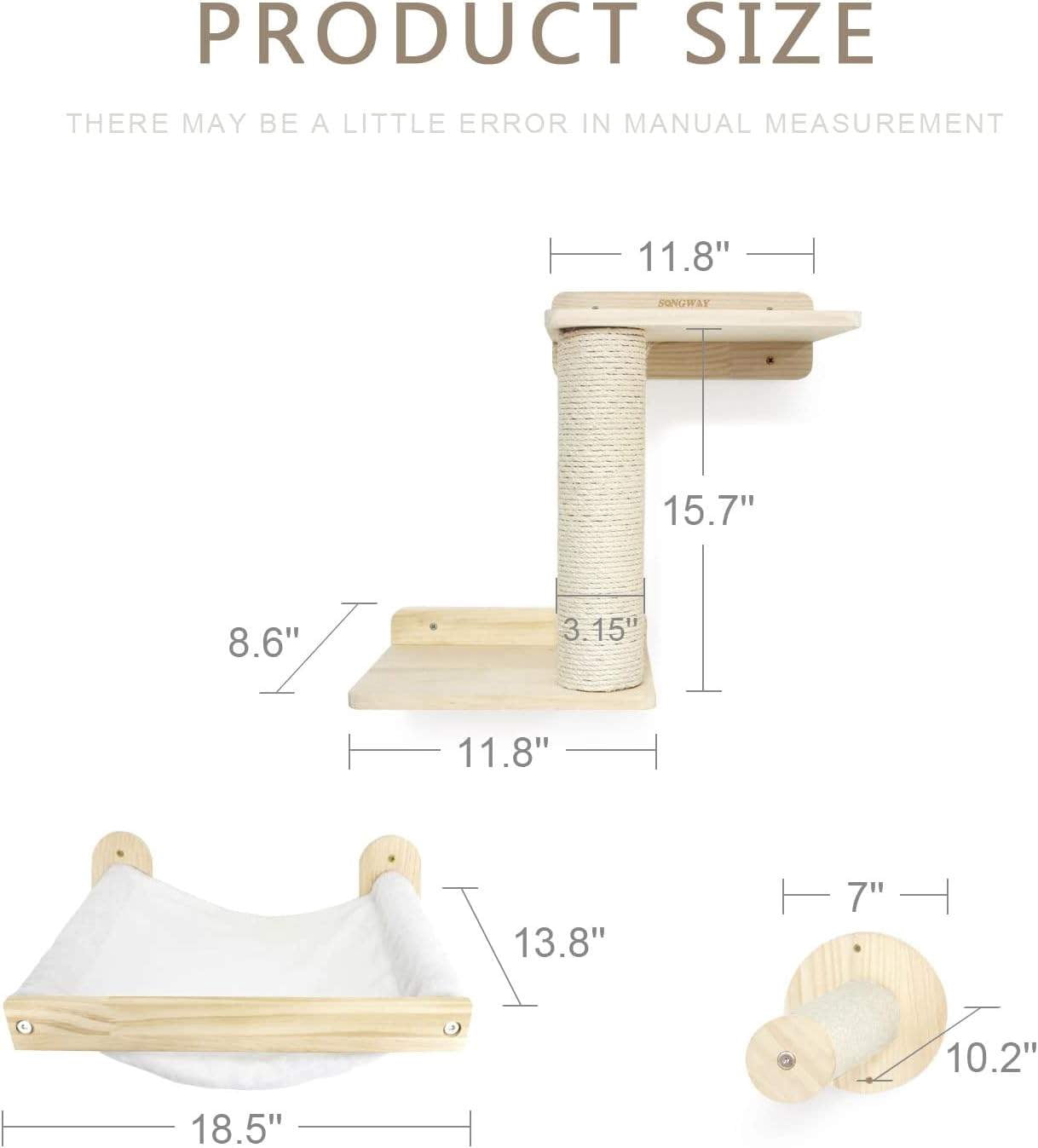 Cat Shelves and Perches for Wall - Wall Mounted Cat Shelf