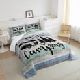thumbnail image 3 of Truck Camper Accessories Comforter Set,Camper Bedding Sets Youth Teens,Happy Camping Duvet Bedding Comforters RV Inside Decor,Birthday Gifts Camper Lovers,Full Size, 3 of 7