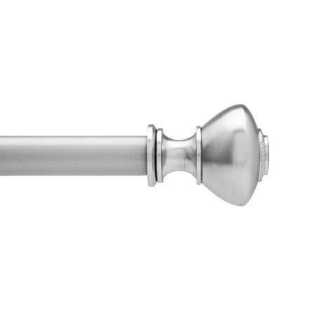Better Homes Gardens 28 48 Silver Knob Adjustable Curtain Rod