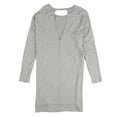 thumbnail image 2 of Project Social T Womens Back Cut-Out Basic T-Shirt, Grey, Medium, 2 of 2