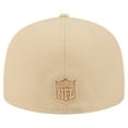 thumbnail image 4 of Men's New Era  Light Beige Green Bay Packers Color Pack A-Frame 59FIFTY Fitted Hat, 4 of 5