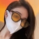 thumbnail image 3 of Gafas de sol de moda para mujer Gafas de sol de moda para mujer Gafas de sol decorativas para viajes y sesiones de fotos callejeras, 3 of 6