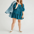 thumbnail image 2 of Solid Color Loose Long Sleeve Dress with Ruffles for Women Maternity, 2 of 6