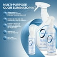 thumbnail image 3 of Zero Odor Multi-Purpose Odor Eliminator Spray Kit Home Air & Surface Deodorizer 3 Pack, 3 of 11