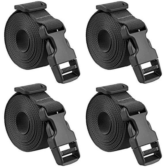 SHISUYAN 4 Pcs Sangles Cargo Cordons Élastiques Robustes Sangles d'Arrimage pour Bagages Cargo