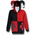 thumbnail image 2 of Harley Quinn Mask  and  Hood Women's Hoodie-Fitted XLarge, 2 of 6