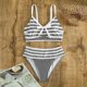 thumbnail image 4 of Traje de baño de 2 piezas para mujer, trajes de baño para mujer, traje de baño de verano de talla grande con estampado, bikini, traje de baño dividido para mujer, traje de baño de poliéster, 4 of 5