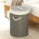 thumbnail image 4 of Cesto de Ropa Sucia Grande con Tapa, Plegable Cesta de Comestibles Cubo de Almacenamiento de Ropa Sucia para Habitación, 4 of 8