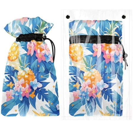 

Josid Floral Pattern Reusable Outdoor Faucet Insulation Covers Waterproof and Freeze-Resistant Spigot Protector Bags 2 Pack 11 x 6.9