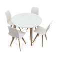 thumbnail image 2 of Silla de mesa para casa de muñecas,Juego de mesa y sillas de comedor en miniatura para casa de muñecas,Juego de mesa y sillas con muebles en miniatura para juegos de simulación,Muebles en, 2 of 8