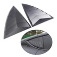 thumbnail image 1 of 2 piezas de s de triángulo para ventana trasera, calcomanías de ajuste, cubierta de marco para Tesla Model Y, piezas de repuesto de moda negro brillante Soledad Etiqueta de la ventana trasera, 1 of 7