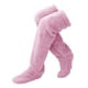 thumbnail image 2 of Calentadores de piernas Accesorios de cosplay Calcetines para botas Medias para pies Medias para piernas Medias para muslos Rosa, 2 of 9