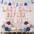 thumbnail image 5 of Last Sail Before The Veil Nautical Bachelorette Party Decorations Last Sail Before The Veil Foil Balloons Bride To Be Sash Party Favors For Sailor Theme Bridal Shower, 5 of 8