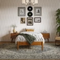 thumbnail image 2 of Pasadena Lit Plateforme Bas en Bois 12 Pouces Simple TG, Couleur Caramel Pâle, 2 of 11