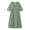 Green, variant on Moxiu Womens Cotton Maxi Dress Plus Size Summer 3/4 Sleeve Lace Patch Lounge Dresses 2026 Elegant Boho Beach Vacation Sundress White,XXXL