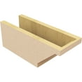 thumbnail image 5 of Ekena Millwork 6"W x 6"H x 16"L Burlington Woodgrain TimberThane Rafter Tail, Primed Tan, 5 of 6