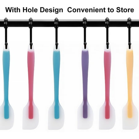 

Jygee One-piece Translucent Mini Silicone Baking Spatula Heat-Resistant Kitchen Utensils Dishwasher Safe