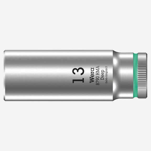 Wera 004510 Deep Socket, 13 x 1/4"