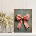 thumbnail image 2 of Qisvanset Framed Canvas Wall Art 12x16 Inch Pink Bow James Coquette Scripture Trendy Gift Art, 2 of 5
