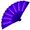 Pink, variant on Tnobhg Luminous Fan LED Ambiance Light Foldable Glowing Strong Hinge 12V 10 Inch KTV Bar Club Decoration Night Performance Prop Hand Fan