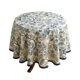 thumbnail image 1 of Mantel ISAENNE Designer de lino francés azul floral, 170 cm, 1 of 6