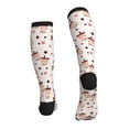 thumbnail image 2 of Bixox Boba Milk Tea Print Compression Socks,Compression Socks Women & Men Circulation for Medical,Running,Athletic, 2 of 7