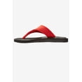 thumbnail image 4 of Comfortview Women's The Sylvia Stretch Fabric Soft Footbed Thong Slip On Sandal, 4 of 6