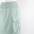 thumbnail image 3 of Fesfesfes Summer Skirts for Women Work Clothes Tight Waist Tie Pleating Skirt with Pocket, 3 of 9
