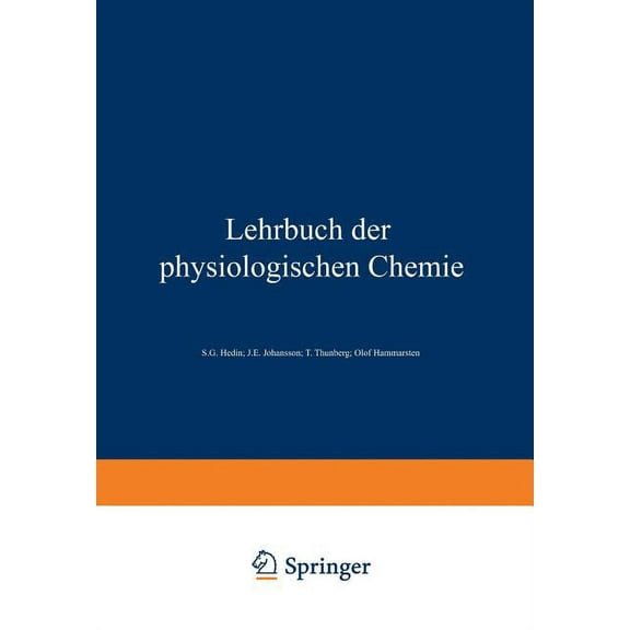 Lehrbuch Der Physiologischen Chemie, (Paperback)