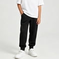 thumbnail image 6 of Xdegoge Boys Athletic Sweatpants Kids Casual Jogger Pants with Pockets Elastic Waist Drawstring Gym Workout Lounge Active Track Trousers, 6 of 8