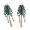 2pcs, variant on Macrames Christmas Wall Decorations Christmas Tree Ornament Bohemians Wall Decors for Xmases Holiday Party Decors