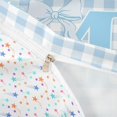 thumbnail image 4 of Catabedysis Personalized Letter Gifts Duvet Cover Queen,Blue Princess Bowknot Alphabet M Queen Bedding For Girls,Colorful Stars Reversible,3 Pieces,1 Duvet Cover and 2 Pillowcases, 4 of 6
