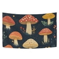thumbnail image 6 of Yayeee Tapestry Wall Hanging for Bedroom 90" x 60" Living Room Home Wall Art Decor, Black Mushroom Pattern, 6 of 7