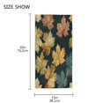 thumbnail image 3 of Bath Towel Single-Sided Printed Highly Absorbent Soft Quick Towel for Bathroom Spa Gym & Sports Maple Leaves Vector, 3 of 5
