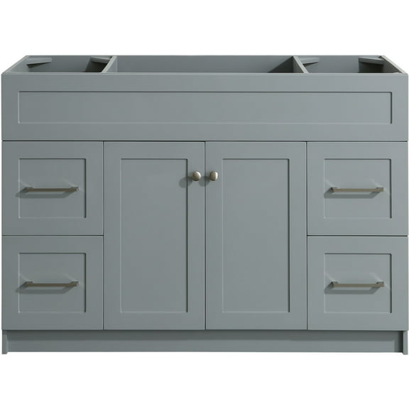 Ariel F049s-Bc Hamlet 48" Single Free Standing Vanity Cabinet Only - Grey