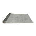 thumbnail image 2 of Ahgly Company Indoor Round Abstract Gray Modern Area Rugs, 5' Round, 2 of 4