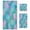 Tie-dye Dandelions Pattern, variant on 3 Piece Bath Towels Set Bath Towel, Hand Towel and Face Towel for Bathroom, Gym, Hotel Pink and Blue Tie-dye Pattern