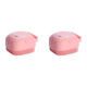 thumbnail image 1 of Guantes de Masaje de Baño Cepillo con Caja de Champú Silicona para Perros Gatos Rosa, 1 of 4