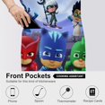 thumbnail image 3 of PJ Masks delantal temático para cocinar, esencial para el hogar, delantal de barbacoa/bufanda de cocina con bolsillos para hombres y mujeres, regalo para el hogar, 3 of 6