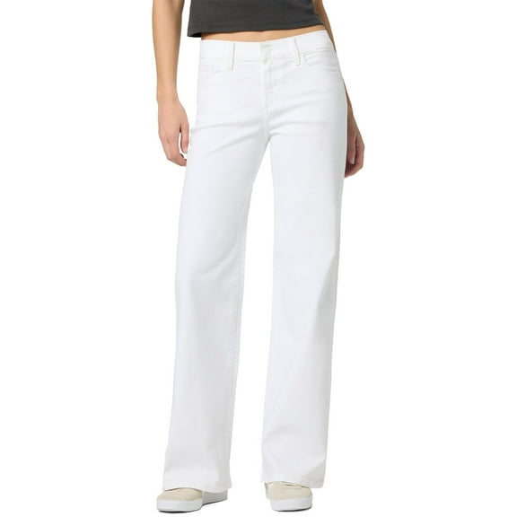 JOE'S Jeans womens  Low-Rise Wide Leg White Jean, 27