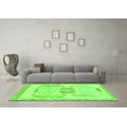 thumbnail image 3 of Ahgly Company Indoor Rectangle Abstract Green Modern Area Rugs, 4' x 6', 3 of 4