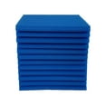 thumbnail image 3 of Bookishbunny 6 Pks Acoustic Foam Panels Wall Record Studio Soundproofing Damping Fire Resistant 12 x 12 x 1" Blue, 3 of 6