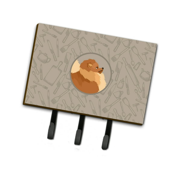 Pomeranian In the Kitchen Leash or Key Holder