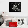 thumbnail image 4 of PIKWEEK Wall Art for Living Room Bedroom Deer Pictures Poster Print Animal Canvas Painting Decor With Framed, 4 of 4