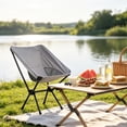 thumbnail image 5 of Folding Camping Chair Portable Outdoor Lawn Seat with Carry Storage Bag, Lightweight Foldable Chair for Picnic Hiking Beach Fishing Travel Backyard Patio Outdoor Relaxing, 5 of 7