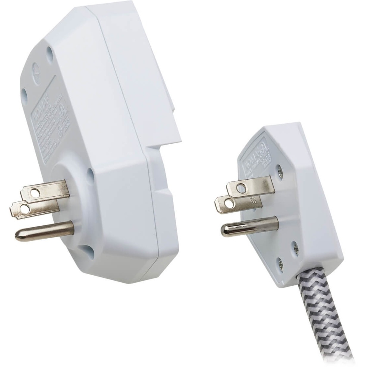 Tripp Lite Surge Protector Power Strip 7-Outlet 2 USB Ports 6ft Cord White