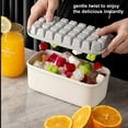 thumbnail image 4 of Yuedong Ice Cube Tray with Lid Ice Ball Maker Mold with Container Mini Round Ice Cube Tray Maker,Summer Refrigerator Ice Maker for Cocktail Whiskey Tea Coffee, 4 of 17