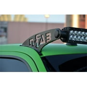 N-Fab by RealTruck Windshield Mount Textured Black 3.50In Led Light Bars Compatible with Bracket 2007-2017 Jeep Wrangler JK 4/2 Door
