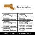 thumbnail image 2 of Massachusetts State Silhouette Wood Mini Charms Shapes DIY Craft Jewelry - No Hole - 25mm (7pcs), 2 of 7