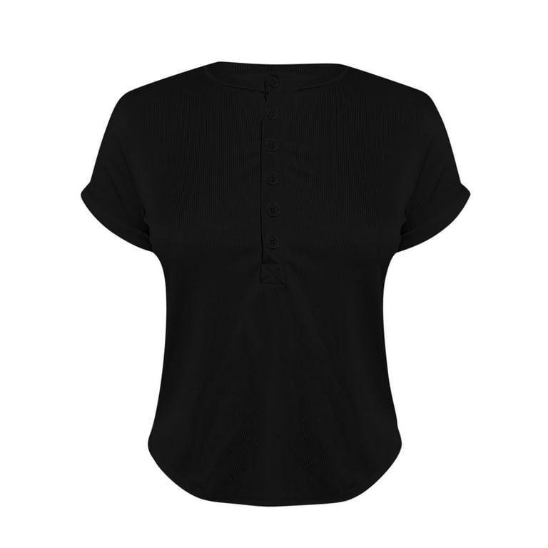 Lovskoo Summer Tops for Women 2024 Deep V Neck Low Cut Tops